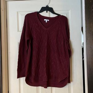 Sonoma burgundy sweater